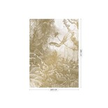 KEK Amsterdam Tropical landscapes gold wallpaper MW-064 - 200x280cm KEK Amsterdam Tropical landscapes gold wallpaper MW-064 - 200x280cm