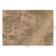 KEK Amsterdam Engraved landscapes gold wallpaper MW-039 - 400x280cm