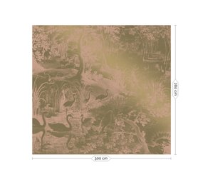 KEK Amsterdam Engraved landscapes goud behang MW-038 - 300x280cm KEK Amsterdam Engraved landscapes goud behang MW-038 - 300x280cm