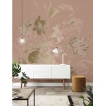 KEK Amsterdam Guldalder blomster guld tapet MW-048 - 400x280cm
