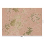 KEK Amsterdam Golden age flowers goud behang MW-048 - 400x280cm KEK Amsterdam Golden age flowers goud behang MW-048 - 400x280cm