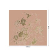 KEK Amsterdam Carta da parati dorata con fiori dell'età dell'oro MW-047 - 300x280cm KEK Amsterdam Carta da parati dorata con fiori dell'età dell'oro MW-047 - 300x280cm