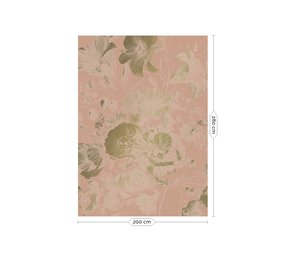KEK Amsterdam Golden age flowers goud behang MW-046 - 200x280cm KEK Amsterdam Golden age flowers goud behang MW-046 - 200x280cm