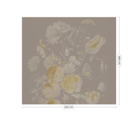 KEK Amsterdam Goldenes Zeitalter Blumen Goldtapete MW-044 - 300x280cm KEK Amsterdam Goldenes Zeitalter Blumen Goldtapete MW-044 - 300x280cm