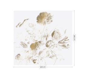 KEK Amsterdam Guldalder blomster guld tapet MW-050 - 300x280cm KEK Amsterdam Guldalder blomster guld tapet MW-050 - 300x280cm