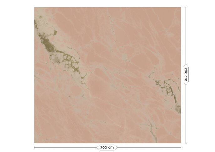 KEK Amsterdam Carta da parati in marmo oro MW-056- 300x280cm