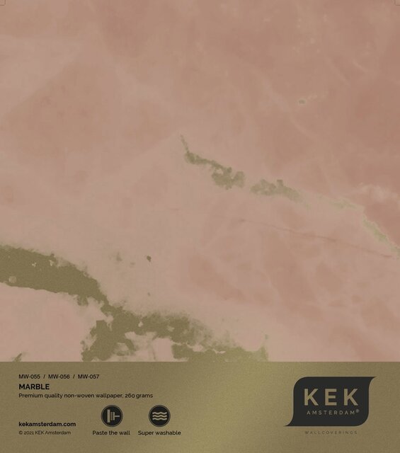 KEK Amsterdam Carta da parati in marmo oro MW-056- 300x280cm