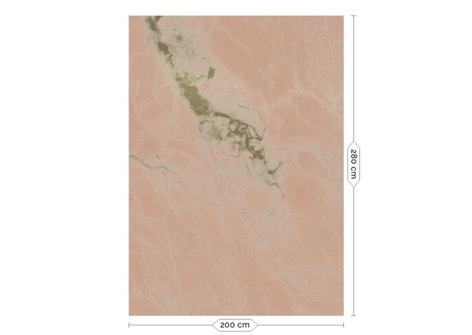 KEK Amsterdam Marmor guld tapet MW-055- 200x280cm
