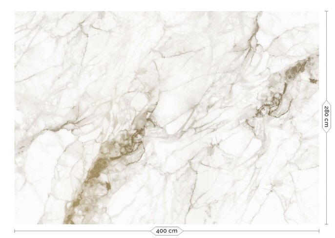 KEK Amsterdam Marble goud behang MW-060- 400x280cm KEK Amsterdam Marble goud behang MW-060- 400x280cm