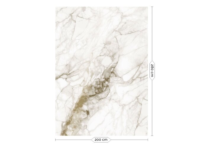 KEK Amsterdam Marmor-Goldtapete MW-058- 200x280cm
