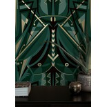 KEK Amsterdam Carta da parati Art Déco oro cavalletta animaux - verde KEK Amsterdam Carta da parati Art Déco oro cavalletta animaux - verde