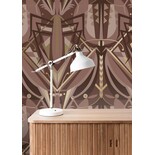 KEK Amsterdam Carta da parati Art Déco dorata animaux grasshopper - taupe