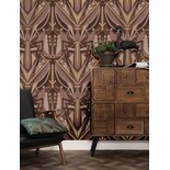 KEK Amsterdam Art deco guldtapet animaux gräshoppa - taupe KEK Amsterdam Art deco guldtapet animaux gräshoppa - taupe