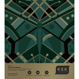 KEK Amsterdam Art Deco Goldtapete Animaux Schmetterling - grün KEK Amsterdam Art Deco Goldtapete Animaux Schmetterling - grün