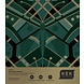 KEK Amsterdam Art deco goud behang animaux butterfly - groen KEK Amsterdam Art deco goud behang animaux butterfly - groen