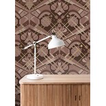 KEK Amsterdam Art Deco Goldtapete Animaux Schmetterling - taupe