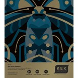 KEK Amsterdam Art deco guldtapet animaux skalbagge - blå KEK Amsterdam Art deco guldtapet animaux skalbagge - blå