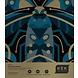 KEK Amsterdam Art deco goud behang animaux beetle - blauw KEK Amsterdam Art deco goud behang animaux beetle - blauw