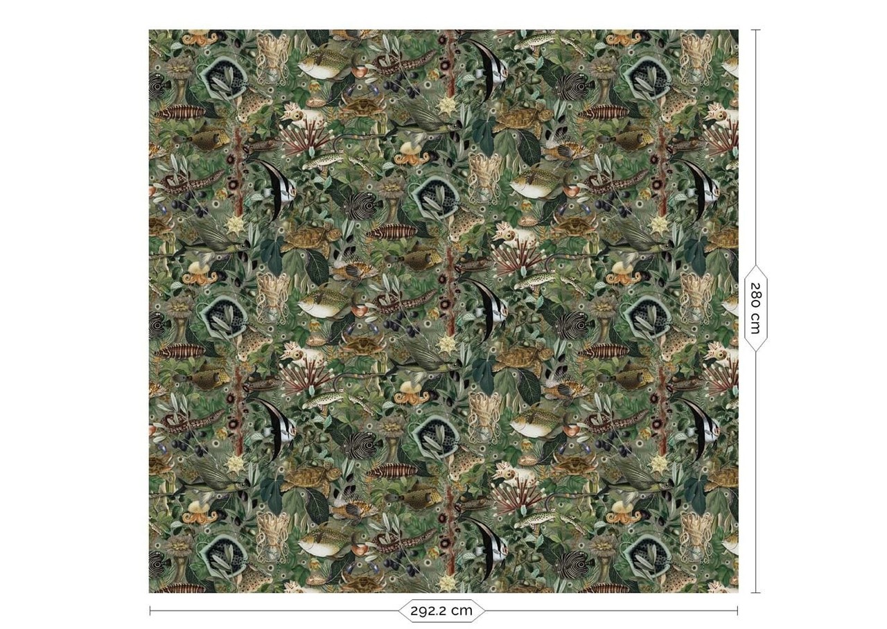 KEK Amsterdam Undervannsjungel-veggmaleri WP-691 - 292,2 x 280 cm KEK Amsterdam Undervannsjungel-veggmaleri WP-691 - 292,2 x 280 cm