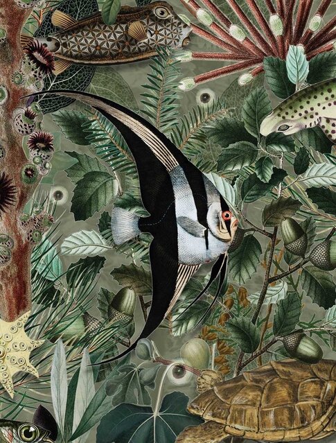 KEK Amsterdam Papier peint jungle sous-marine WP-691 - 194,8 x 280 cm KEK Amsterdam Papier peint jungle sous-marine WP-691 - 194,8 x 280 cm