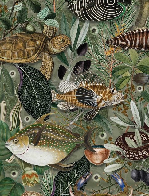 KEK Amsterdam Underwater jungle fotobehang WP-691 - 194,8 x 280 cm