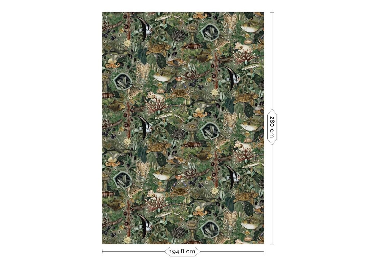 KEK Amsterdam Carta da parati giungla subacquea WP-691 - 194.8 x 280 cm KEK Amsterdam Carta da parati giungla subacquea WP-691 - 194.8 x 280 cm