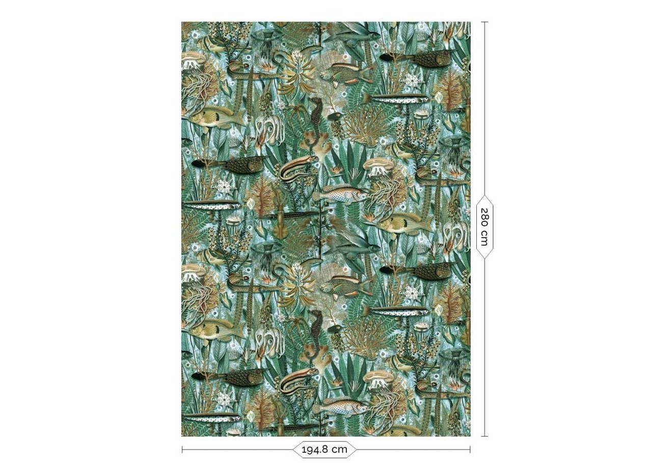 KEK Amsterdam Underwater jungle fotobehang WP-688 - 194,8 x 280 cm