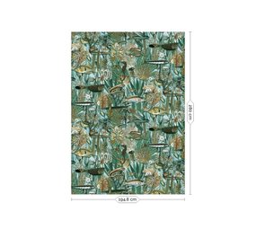 KEK Amsterdam Carta da parati fotografica giungla subacquea WP-688 - 194,8 x 280 cm