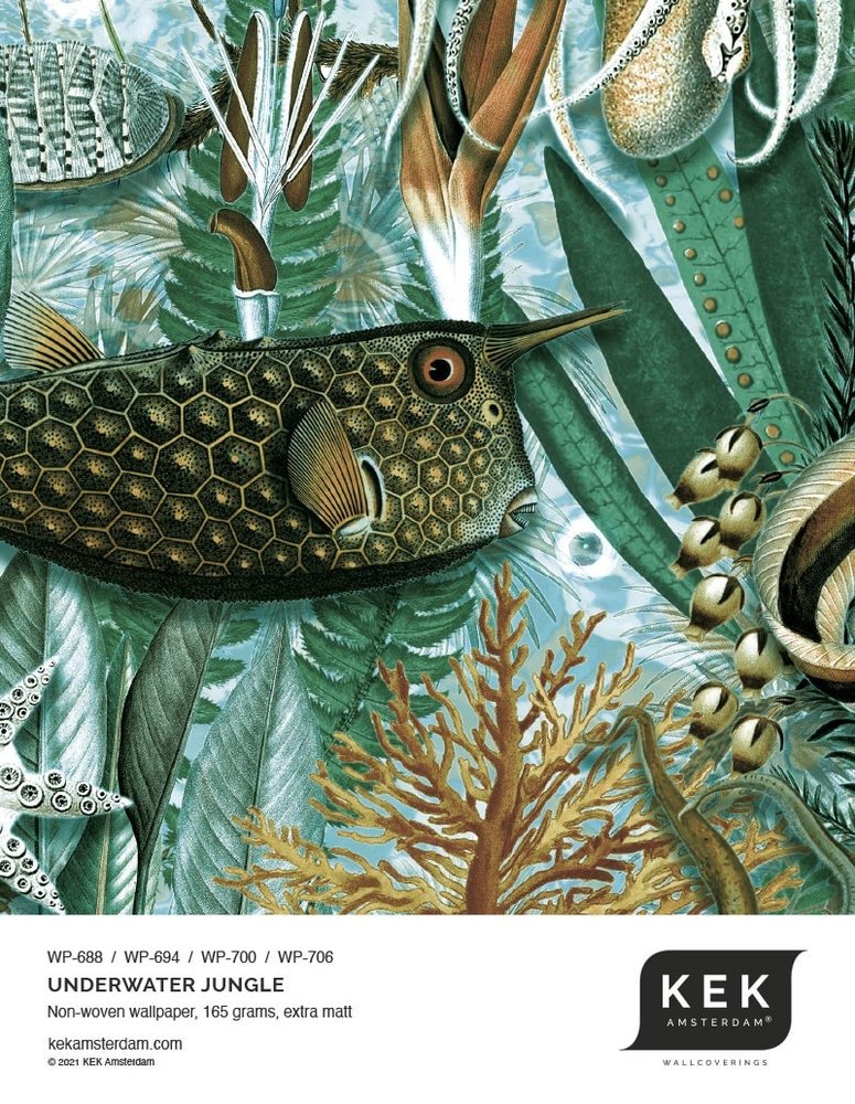 KEK Amsterdam Underwater jungle fotobehang WP-688 - 194,8 x 280 cm