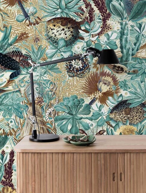 KEK Amsterdam Underwater jungle photo wallpaper WP-689 - 292.2 x 280 cm