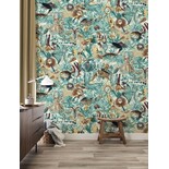 KEK Amsterdam Undervannsjungelveggmaleri WP-683 - 194,8 x 280 cm