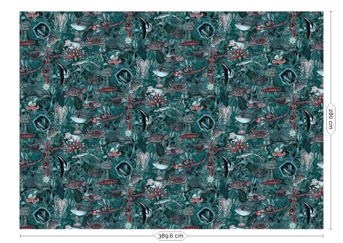 KEK Amsterdam Underwater jungle fotobehang WP-698 - 389,6 x 280 cm