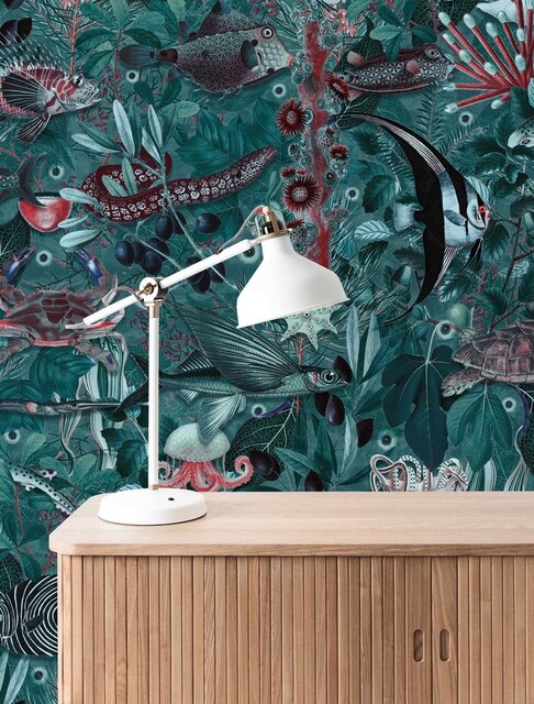 KEK Amsterdam Underwater jungle fotobehang WP-692 - 292,2 x 280 cm