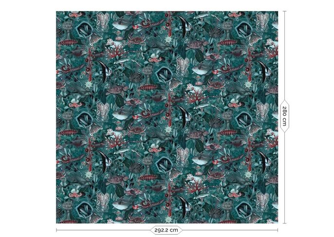 KEK Amsterdam Underwater jungle fotobehang WP-692 - 292,2 x 280 cm