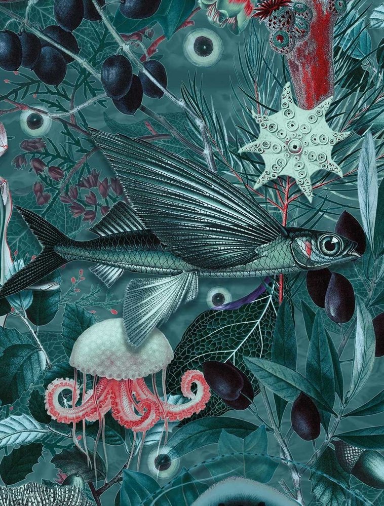 KEK Amsterdam Carta da parati fotografica giungla subacquea WP-686 - 194,8 x 280 cm KEK Amsterdam Carta da parati fotografica giungla subacquea WP-686 - 194,8 x 280 cm