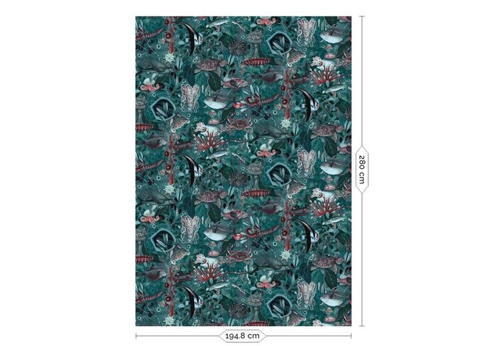 KEK Amsterdam Underwater jungle fotobehang WP-686 - 194,8 x 280 cm
