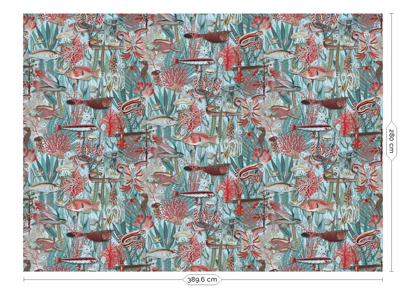 KEK Amsterdam Papier peint photo jungle sous-marine WP-699 - 389,6 x 280 cm