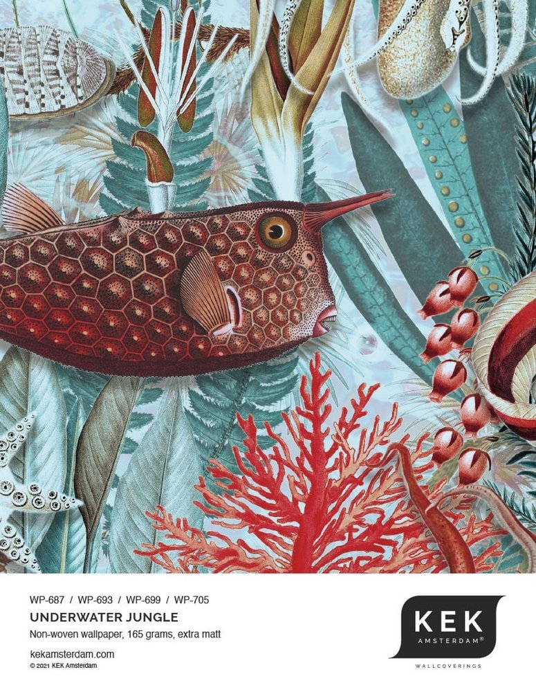 KEK Amsterdam Underwater jungle fotobehang WP-699 - 389,6 x 280 cm