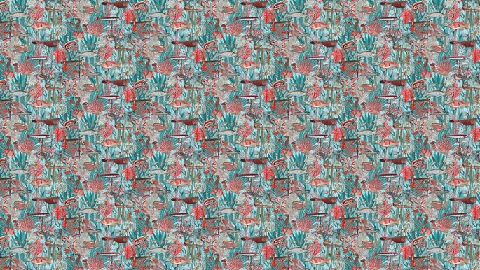 KEK Amsterdam Papier peint photo jungle sous-marine WP-699 - 389,6 x 280 cm