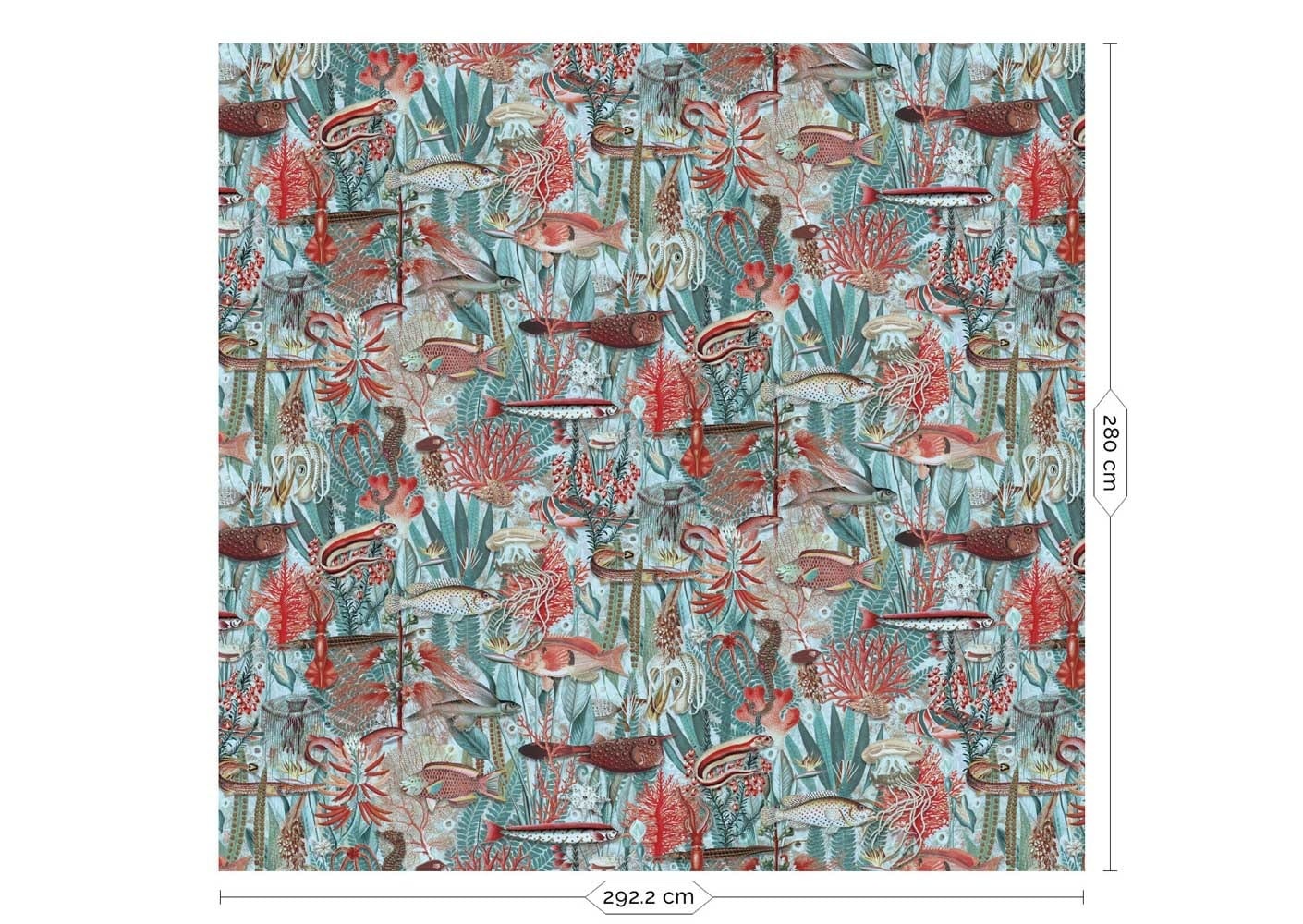 KEK Amsterdam Papier peint jungle sous-marine WP-693 - 292.2 x 280 cm