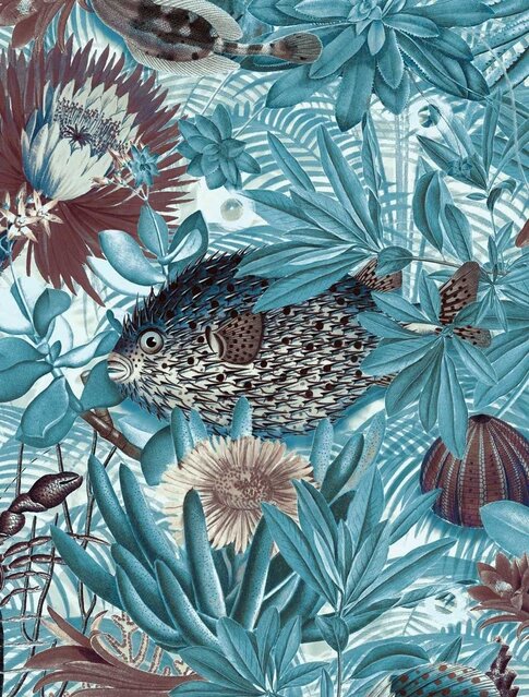 KEK Amsterdam Underwater jungle fotobehang WP-696 - 389,6 x 280 cm