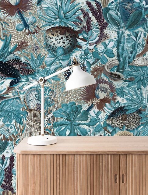KEK Amsterdam Underwater jungle photo wallpaper WP-690 - 292.2 x 280 cm