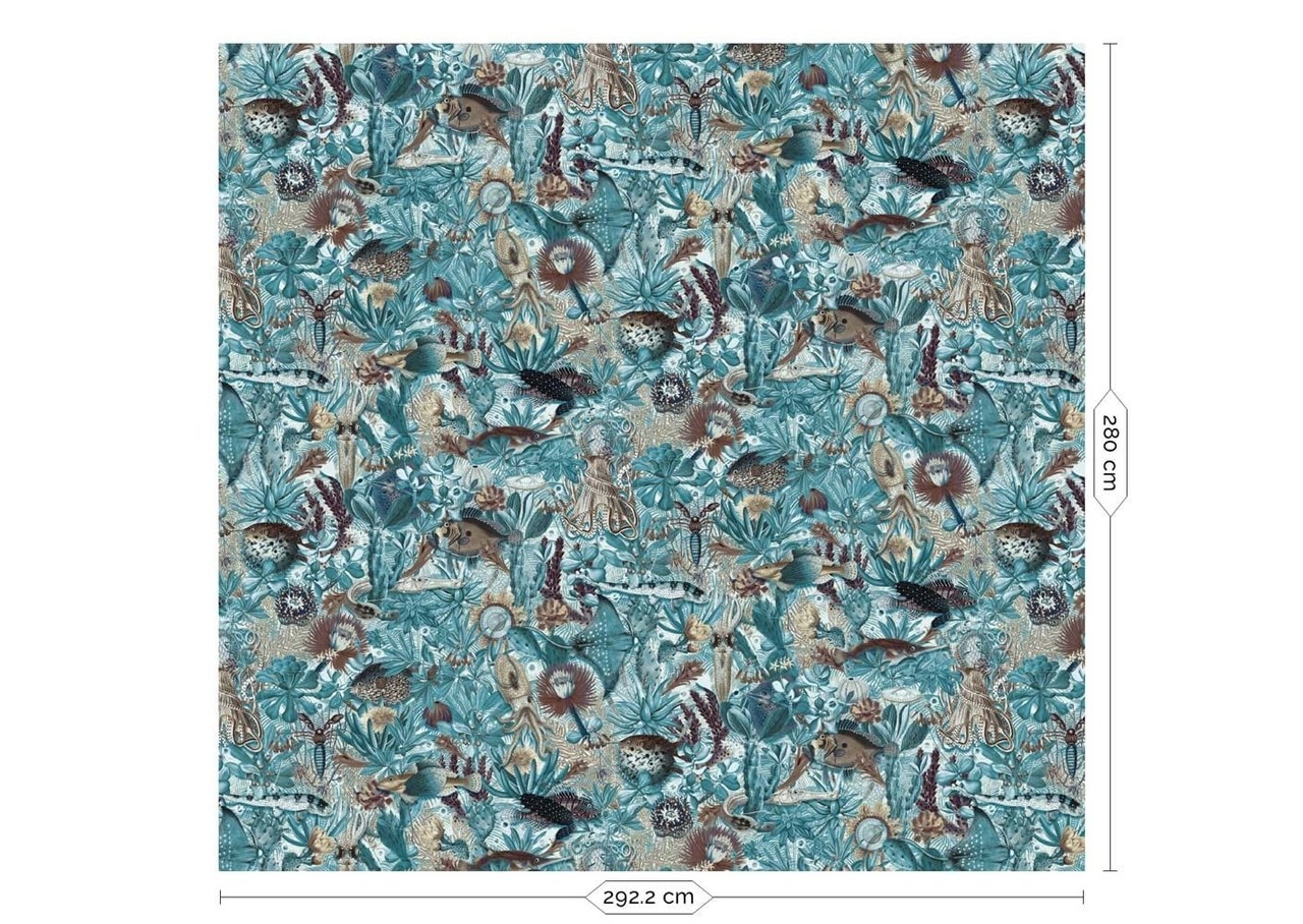 KEK Amsterdam Underwater jungle fotobehang WP-690 - 292,2 x 280 cm KEK Amsterdam Underwater jungle fotobehang WP-690 - 292,2 x 280 cm