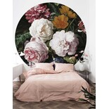 KEK Amsterdam Guldåldersblommor tapet cirkel BC-012 - ø237,5 cm