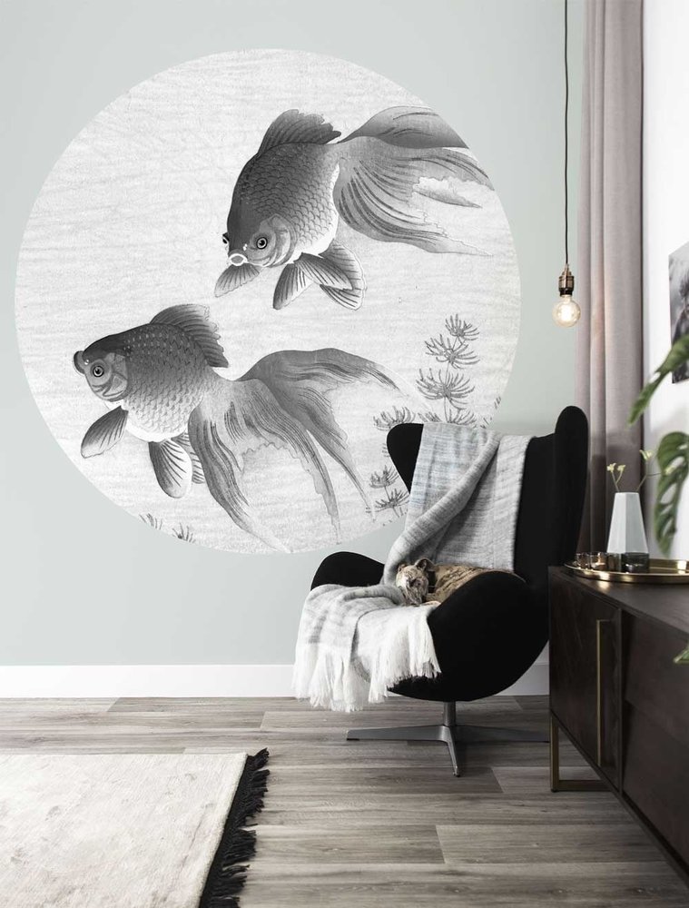 KEK Amsterdam Goldfish wallpaper circle CK-005 - ø190cm