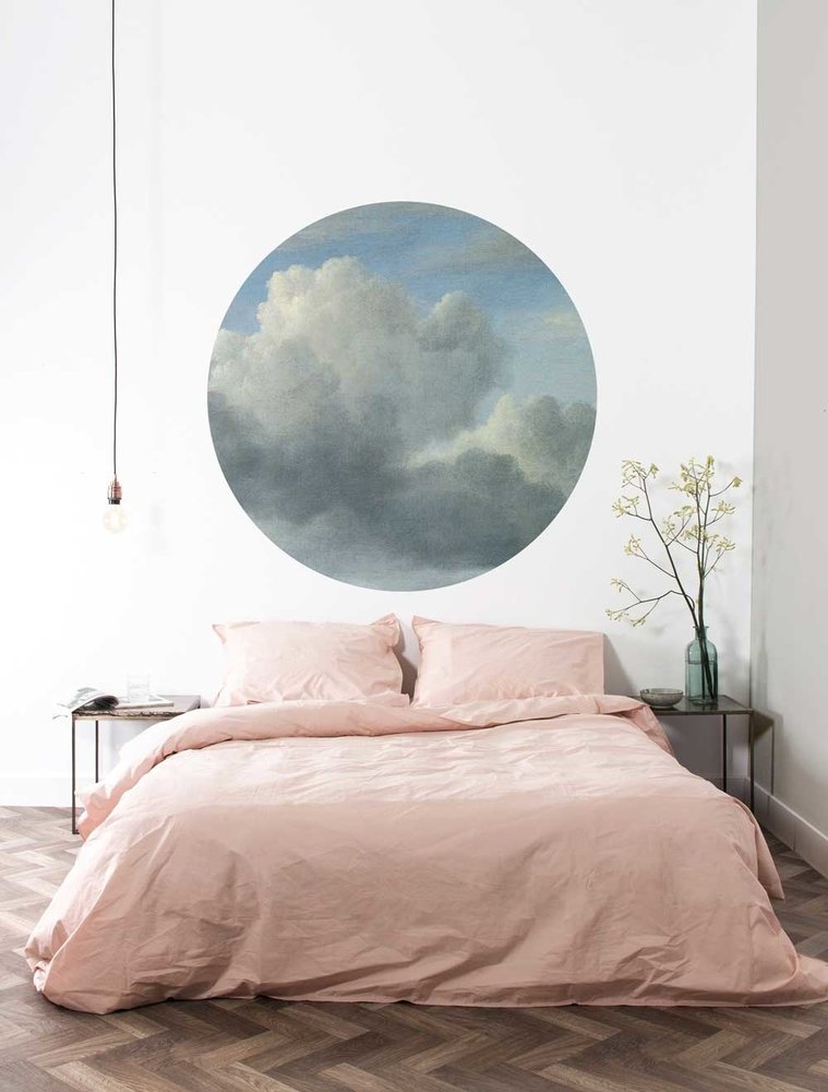 KEK Amsterdam Cercle de papier peint nuages de l'âge d'or SC-008 - ø 142,5 cm KEK Amsterdam Cercle de papier peint nuages de l'âge d'or SC-008 - ø 142,5 cm