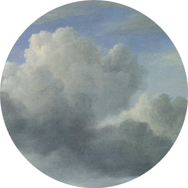 KEK Amsterdam Cerchio di carta da parati con nuvole dell'età dell'oro CK-008 - ø190cm