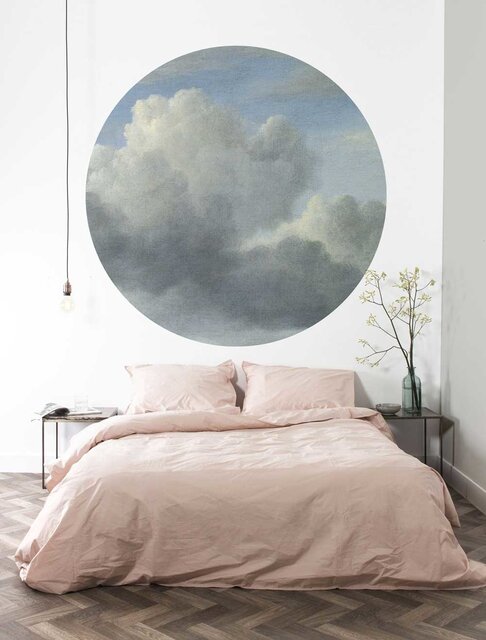 KEK Amsterdam Golden age clouds wallpaper circle CK-008 - ø190cm