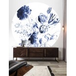 KEK Amsterdam Papel pintado flores azul royal círculo BC-002 - ø237.5cm KEK Amsterdam Papel pintado flores azul royal círculo BC-002 - ø237.5cm