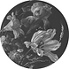 KEK Amsterdam Golden age flowers behangcirkel CK-010 - ø190cm KEK Amsterdam Golden age flowers behangcirkel CK-010 - ø190cm